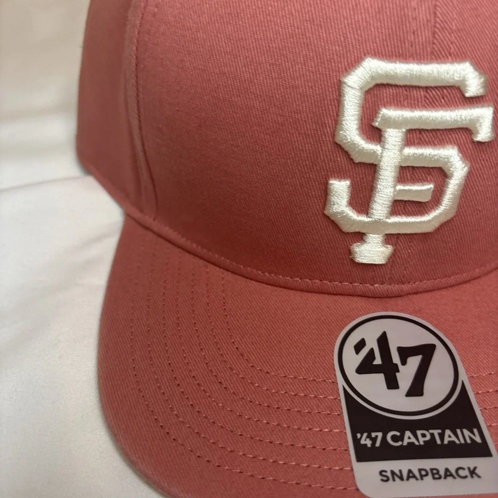 '47 FORTY SEVEN San Francisco Giants Snapback Hat Pink MLB‎ NWT